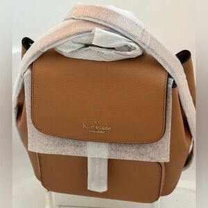 Kate Spade Tan Leather Kristi Backpack